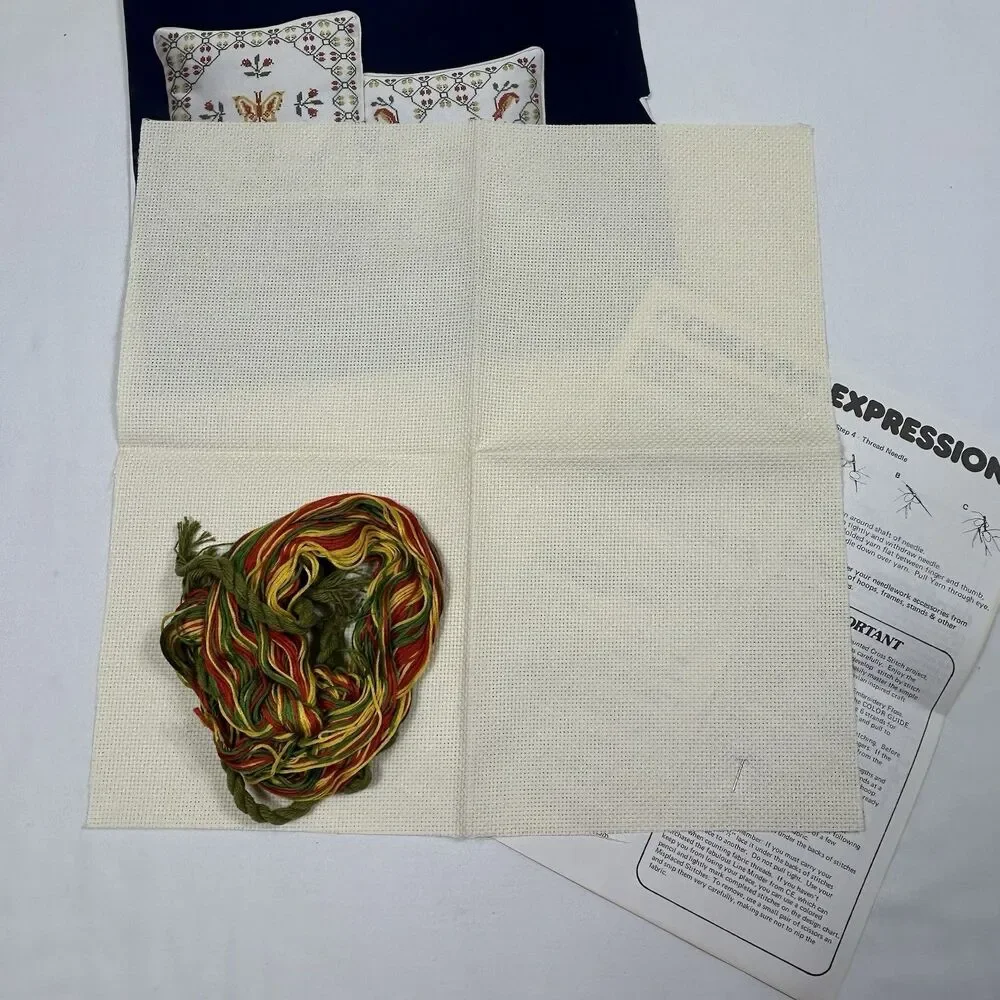 Vintage 1981 Creative Expressions Cross Stitch Kit 10 x 10 Dove Provincial 7303